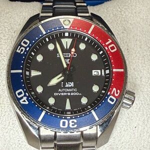 Seiko SUMO Prospex PADI Date Automatic Designer Diver Mens Watch